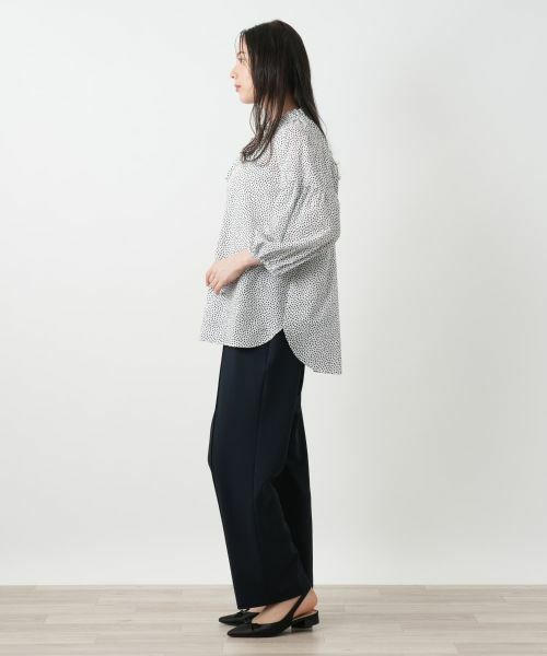Leilian PLUS HOUSE / レリアンプラスハウス シャツ・ブラウス | プリントブラウス【Leilian WHITE LABEL】 | 詳細5