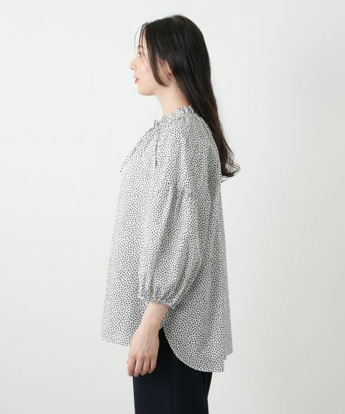 Leilian PLUS HOUSE / レリアンプラスハウス シャツ・ブラウス | プリントブラウス【Leilian WHITE LABEL】 | 詳細8