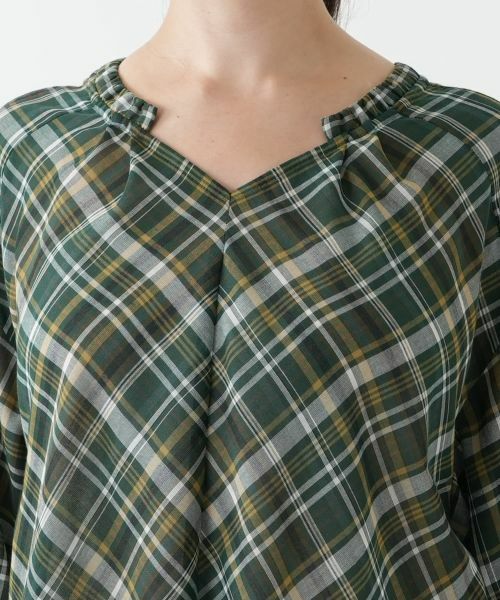 Leilian PLUS HOUSE / レリアンプラスハウス シャツ・ブラウス | チェックフレアブラウス | 詳細10