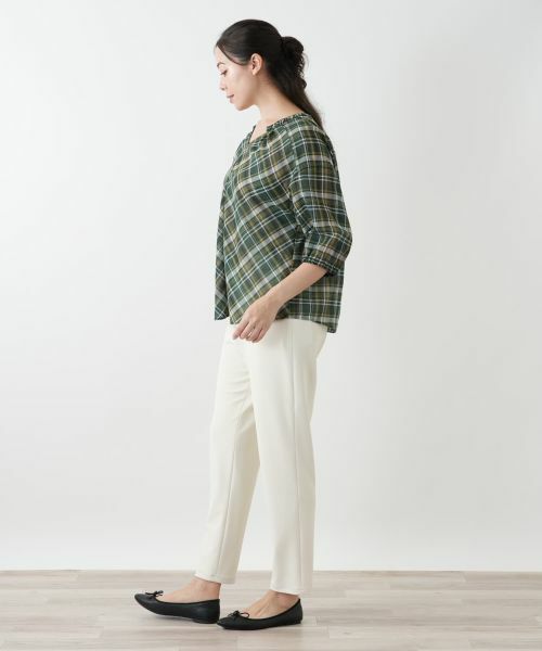 Leilian PLUS HOUSE / レリアンプラスハウス シャツ・ブラウス | チェックフレアブラウス | 詳細5