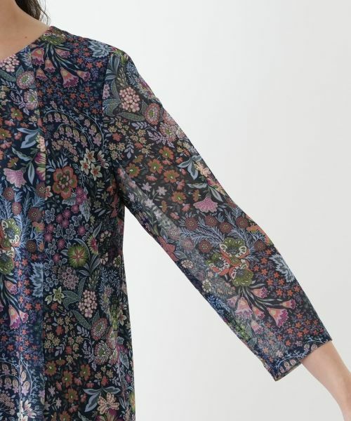 Leilian PLUS HOUSE / レリアンプラスハウス ドレス | プリントフレアワンピース【BINDA】 | 詳細12