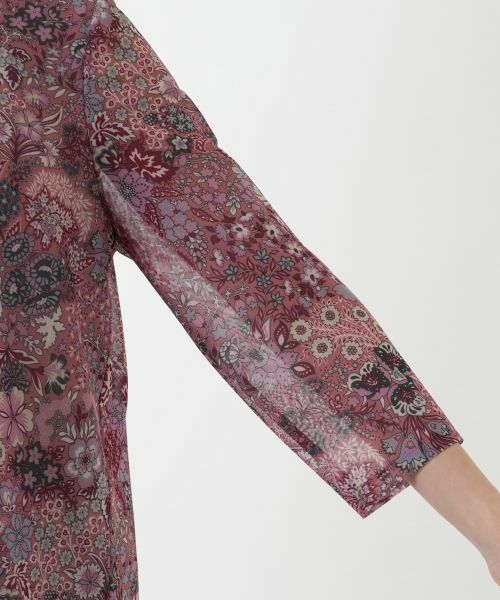 Leilian PLUS HOUSE / レリアンプラスハウス カットソー | プリントピンタックカットソー【BINDA】 | 詳細12