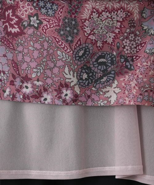 Leilian PLUS HOUSE / レリアンプラスハウス カットソー | プリントピンタックカットソー【BINDA】 | 詳細14