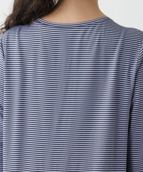 Leilian PLUS HOUSE / レリアンプラスハウス カットソー | 刺繍ボーダーカットソー | 詳細14