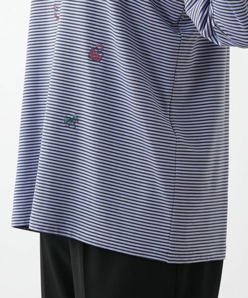 Leilian PLUS HOUSE / レリアンプラスハウス カットソー | 刺繍ボーダーカットソー | 詳細16