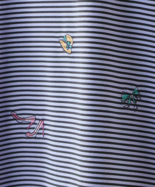 Leilian PLUS HOUSE / レリアンプラスハウス カットソー | 刺繍ボーダーカットソー | 詳細18