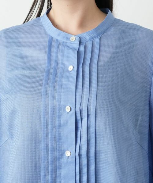 Leilian PLUS HOUSE / レリアンプラスハウス シャツ・ブラウス | スタンドカラーブラウス【Leilian WHITE LABEL】 | 詳細10