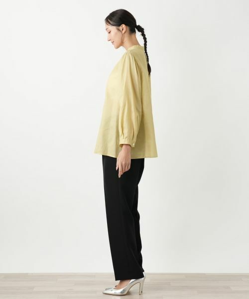 Leilian PLUS HOUSE / レリアンプラスハウス シャツ・ブラウス | スタンドカラーブラウス【Leilian WHITE LABEL】 | 詳細17