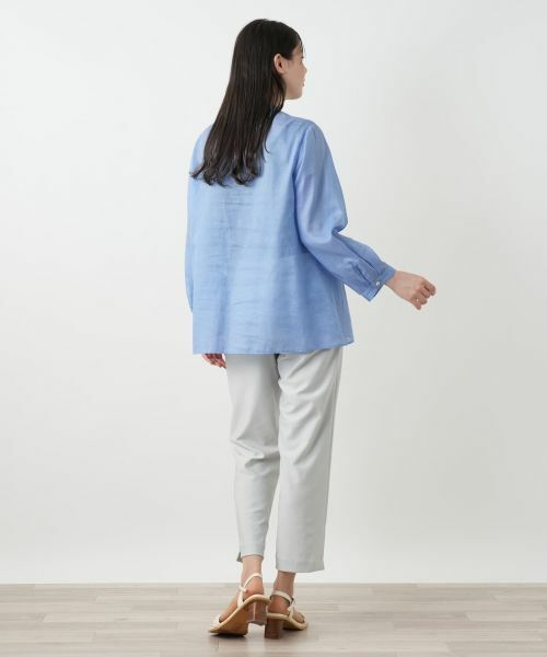 Leilian PLUS HOUSE / レリアンプラスハウス シャツ・ブラウス | スタンドカラーブラウス【Leilian WHITE LABEL】 | 詳細6