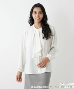 Leilian PLUS HOUSE / レリアンプラスハウス シャツ・ブラウス | ドレープブラウス