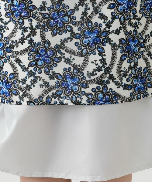 Leilian PLUS HOUSE / レリアンプラスハウス ドレス | プリントフレアワンピース | 詳細15