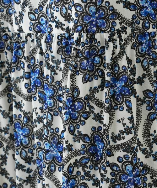 Leilian PLUS HOUSE / レリアンプラスハウス ドレス | プリントフレアワンピース | 詳細16