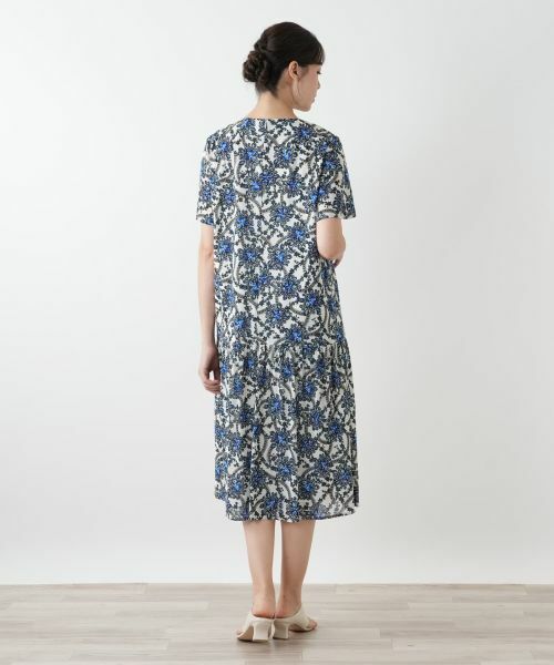 Leilian PLUS HOUSE / レリアンプラスハウス ドレス | プリントフレアワンピース | 詳細6