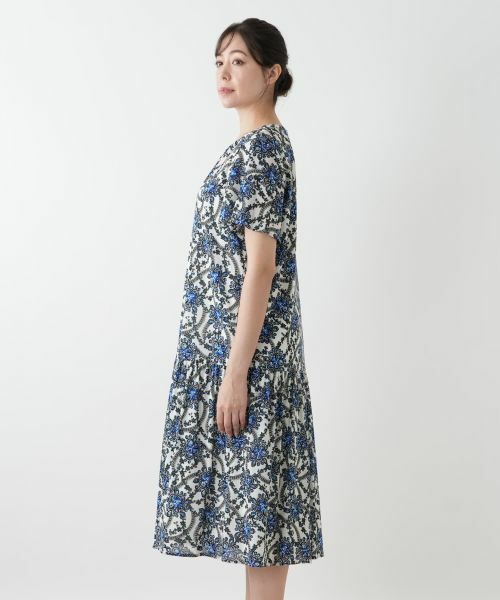 Leilian PLUS HOUSE / レリアンプラスハウス ドレス | プリントフレアワンピース | 詳細8