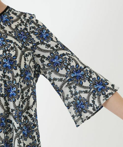 Leilian PLUS HOUSE / レリアンプラスハウス シャツ・ブラウス | プリントフレアブラウス | 詳細13