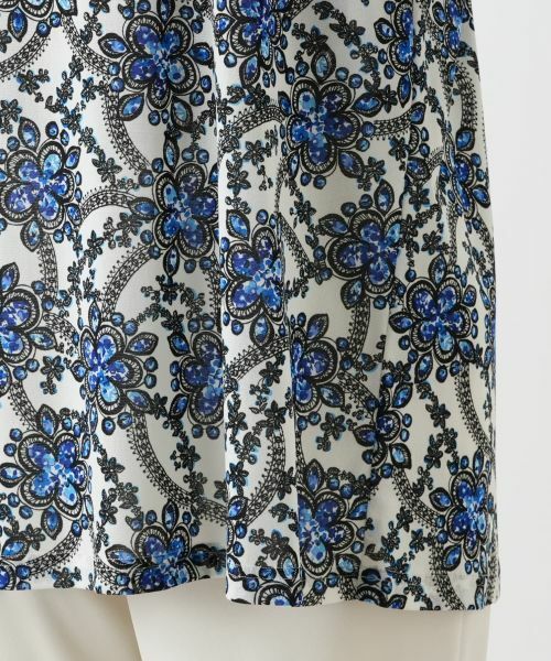 Leilian PLUS HOUSE / レリアンプラスハウス シャツ・ブラウス | プリントフレアブラウス | 詳細14