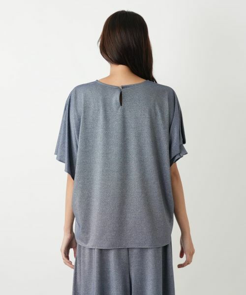 Leilian PLUS HOUSE / レリアンプラスハウス カットソー | ラメタックスリーブカットソー | 詳細6