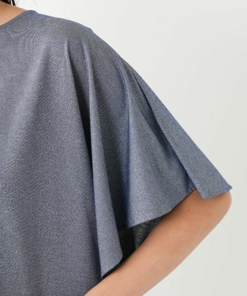 Leilian PLUS HOUSE / レリアンプラスハウス カットソー | ラメタックスリーブカットソー | 詳細9