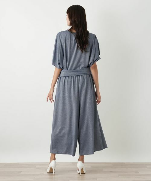 Leilian PLUS HOUSE / レリアンプラスハウス その他パンツ | ラメワイドパンツ | 詳細3