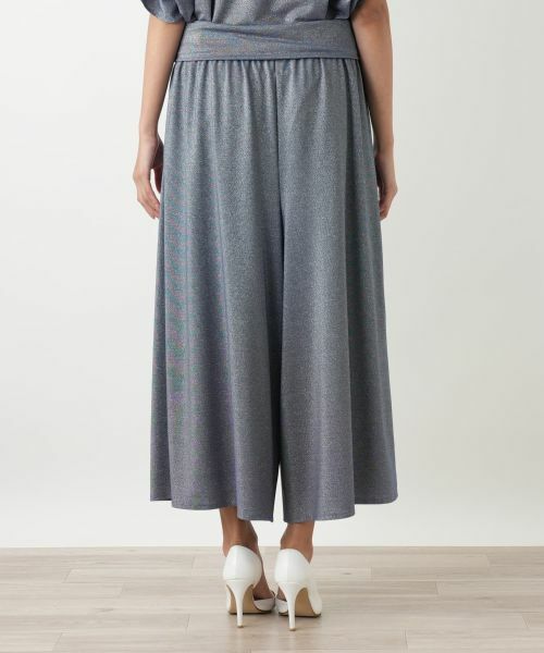 Leilian PLUS HOUSE / レリアンプラスハウス その他パンツ | ラメワイドパンツ | 詳細6