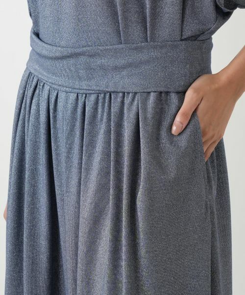 Leilian PLUS HOUSE / レリアンプラスハウス その他パンツ | ラメワイドパンツ | 詳細7