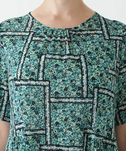 Leilian PLUS HOUSE / レリアンプラスハウス ドレス | フラワー柄フレアワンピース | 詳細10