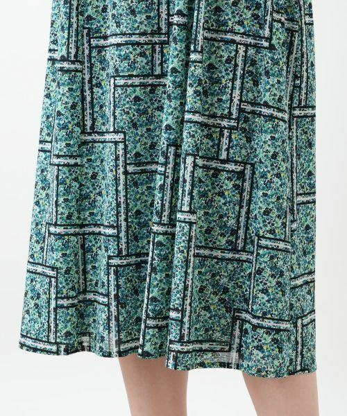 Leilian PLUS HOUSE / レリアンプラスハウス ドレス | フラワー柄フレアワンピース | 詳細14