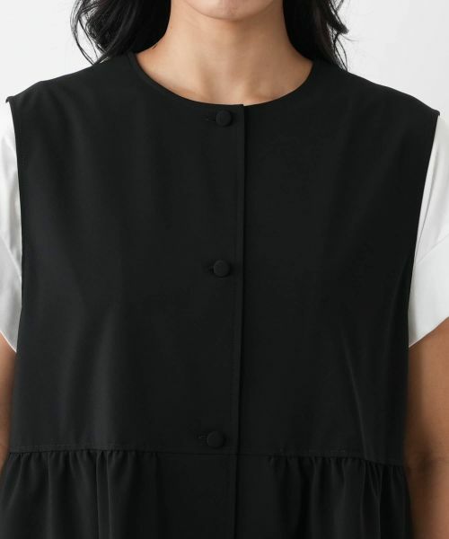 Leilian PLUS HOUSE / レリアンプラスハウス テーラードジャケット | フレアベスト | 詳細10