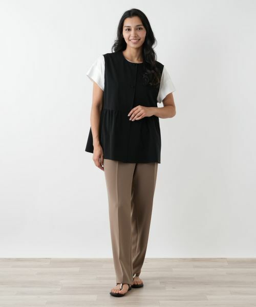 Leilian PLUS HOUSE / レリアンプラスハウス テーラードジャケット | フレアベスト | 詳細4