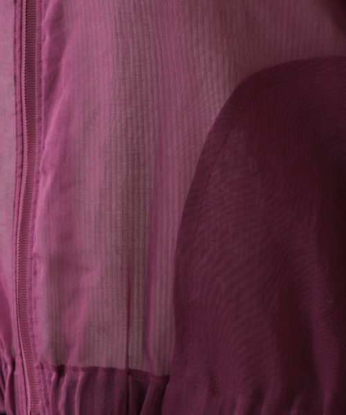 Leilian PLUS HOUSE / レリアンプラスハウス その他アウター | ノーカラーシアーブルゾン | 詳細15