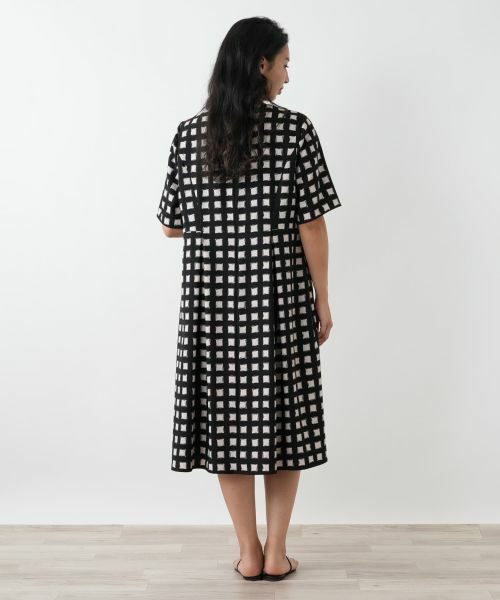 Leilian PLUS HOUSE / レリアンプラスハウス ドレス | 格子柄フレアワンピース | 詳細3