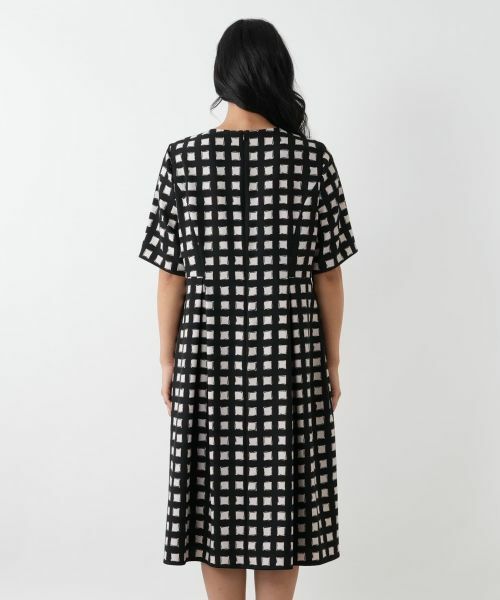 Leilian PLUS HOUSE / レリアンプラスハウス ドレス | 格子柄フレアワンピース | 詳細6