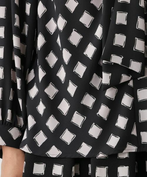 Leilian PLUS HOUSE / レリアンプラスハウス シャツ・ブラウス | ボウタイ風格子柄ブラウス | 詳細11