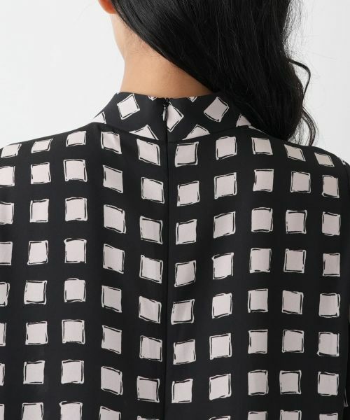 Leilian PLUS HOUSE / レリアンプラスハウス シャツ・ブラウス | ボウタイ風格子柄ブラウス | 詳細8