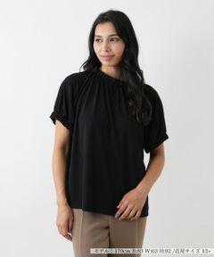 Leilian PLUS HOUSE / レリアンプラスハウス シャツ・ブラウス | ギャザーブラウス