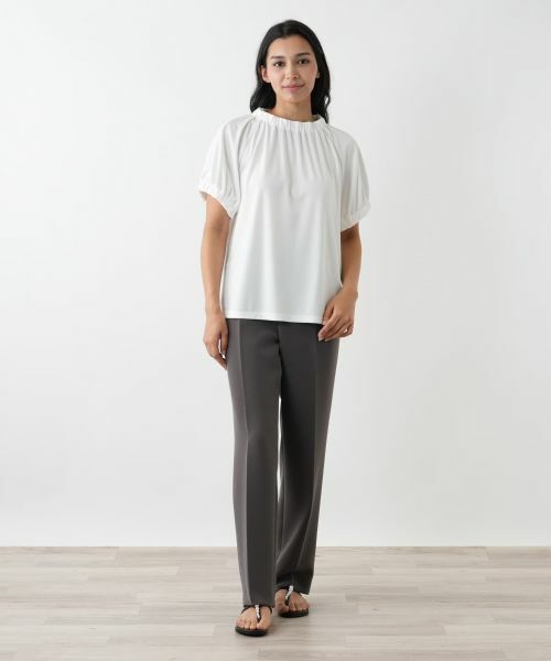 Leilian PLUS HOUSE / レリアンプラスハウス シャツ・ブラウス | ギャザーブラウス | 詳細1