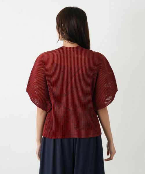 Leilian PLUS HOUSE / レリアンプラスハウス シャツ・ブラウス | 透かし編みビッグスリーブブラウス | 詳細12