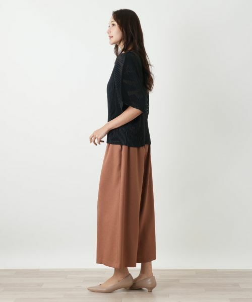 Leilian PLUS HOUSE / レリアンプラスハウス シャツ・ブラウス | 透かし編みビッグスリーブブラウス | 詳細2