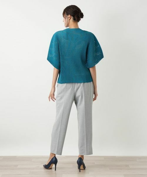 Leilian PLUS HOUSE / レリアンプラスハウス シャツ・ブラウス | 透かし編みビッグスリーブブラウス | 詳細6