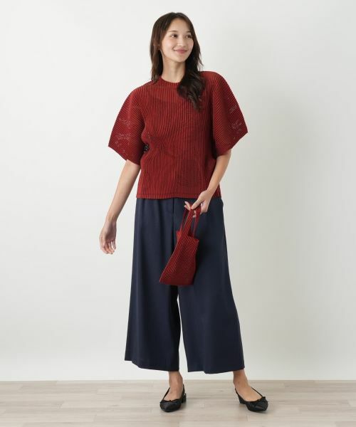 Leilian PLUS HOUSE / レリアンプラスハウス シャツ・ブラウス | 透かし編みビッグスリーブブラウス | 詳細7