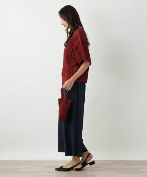 Leilian PLUS HOUSE / レリアンプラスハウス シャツ・ブラウス | 透かし編みビッグスリーブブラウス | 詳細8