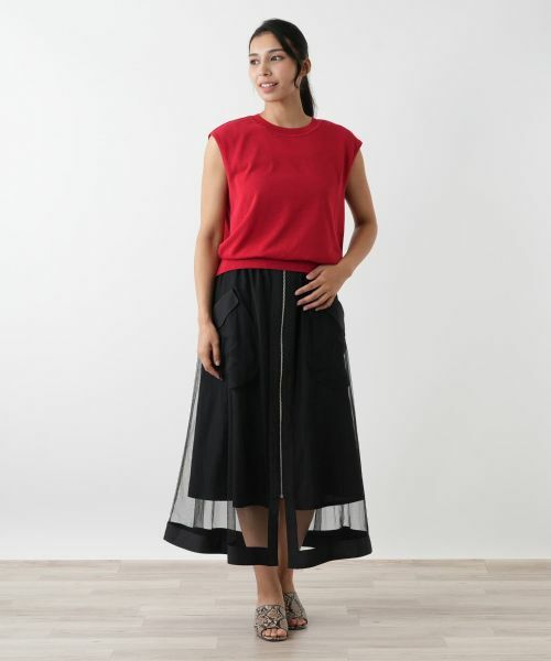 Leilian PLUS HOUSE / レリアンプラスハウス ニット・セーター | ノースリーブニット | 詳細1