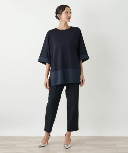 Leilian PLUS HOUSE / レリアンプラスハウス カットソー | 切替チュニックカットソー | 詳細4