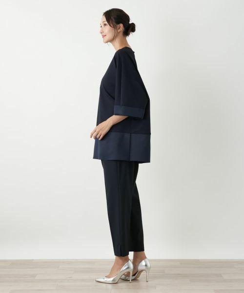 Leilian PLUS HOUSE / レリアンプラスハウス カットソー | 切替チュニックカットソー | 詳細5