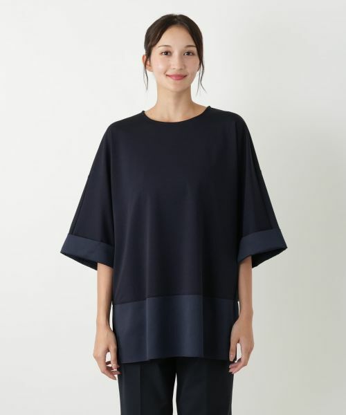 Leilian PLUS HOUSE / レリアンプラスハウス カットソー | 切替チュニックカットソー | 詳細7