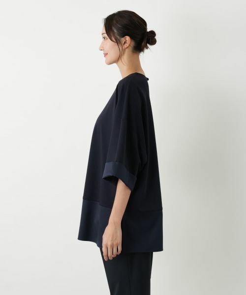 Leilian PLUS HOUSE / レリアンプラスハウス カットソー | 切替チュニックカットソー | 詳細8