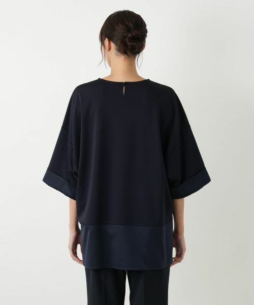 Leilian PLUS HOUSE / レリアンプラスハウス カットソー | 切替チュニックカットソー | 詳細9