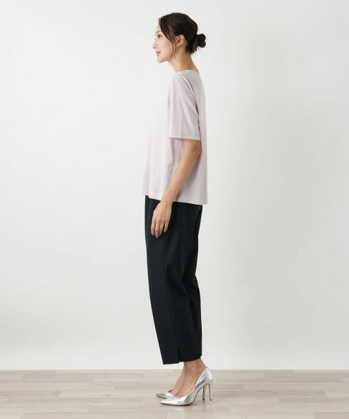 Leilian PLUS HOUSE / レリアンプラスハウス カットソー | ビジューネックカットソー | 詳細2