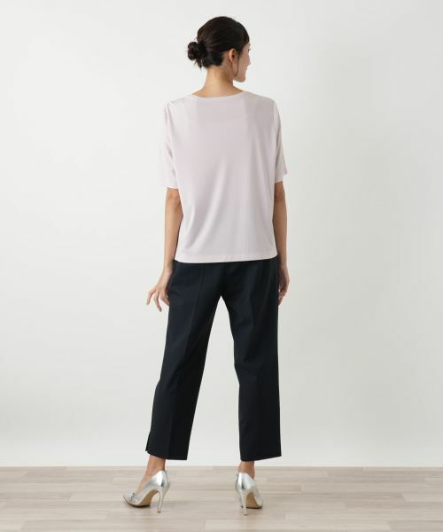 Leilian PLUS HOUSE / レリアンプラスハウス カットソー | ビジューネックカットソー | 詳細3