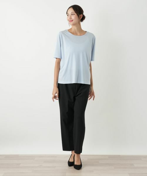 Leilian PLUS HOUSE / レリアンプラスハウス カットソー | ビジューネックカットソー | 詳細4